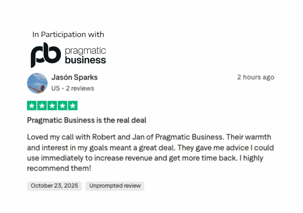 Jasón Sparks Review – Pragmatic Business Consultation Experience with Robert Roth and Jan Watermann